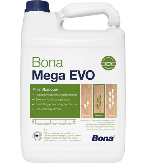 Bona vitrificateur pour parquet - Mega Evo Matt 5L