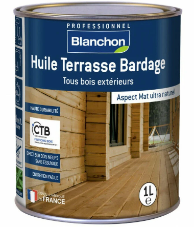 Blanchon -  Huile terrasse Bardage