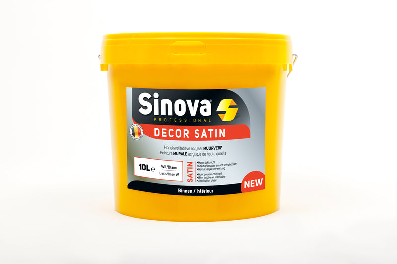 Sinova- Decor satijn - Wasbaar en uitloogbaar - 10L