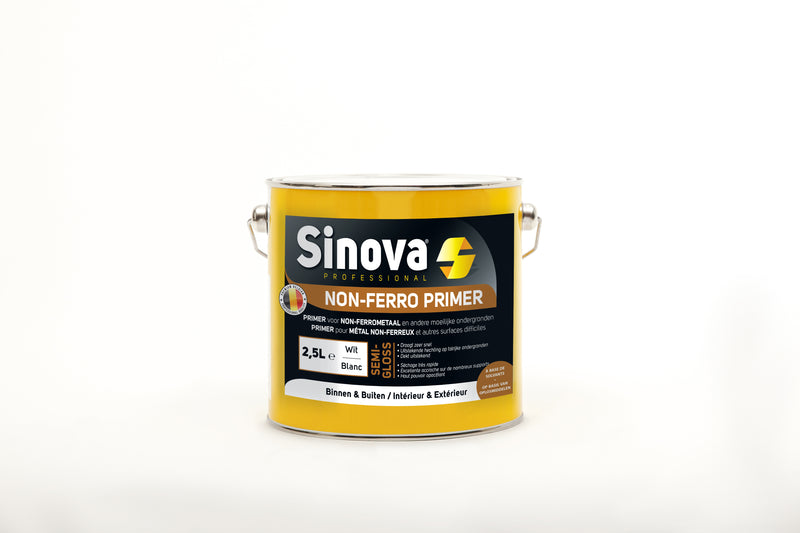 Sinova- NON-FERRO PRIMER - Semi Gloss exterieur  - 2.5L