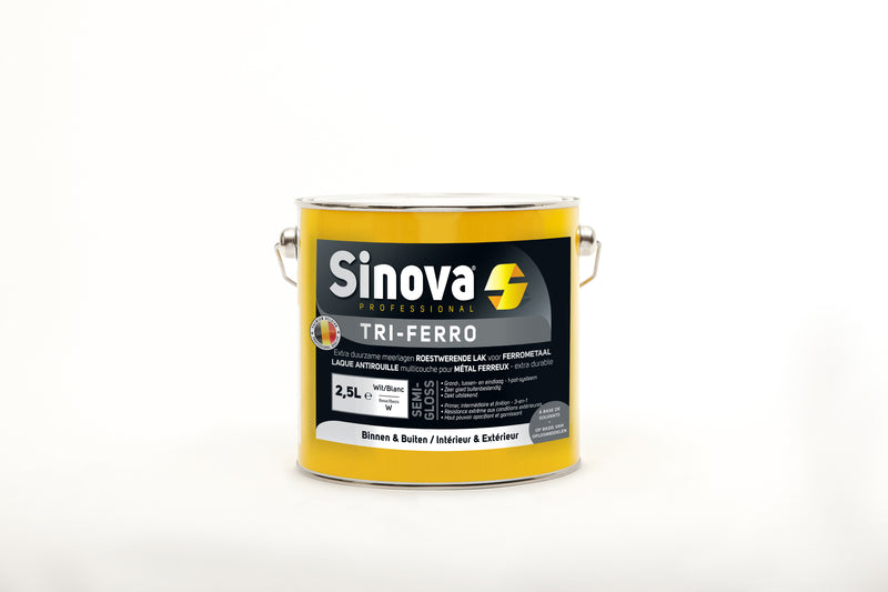 Sinova- TRI-FERRO - ROESTBESTENDIG HALFGLANS INT/EXT - 2,5L