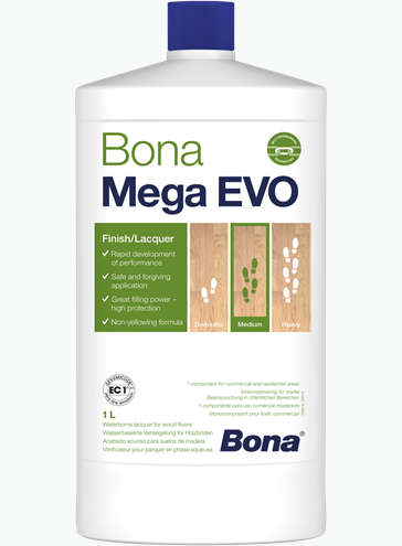 Bona vitrificateur pour parquet - Mega EVO Satiné 1L