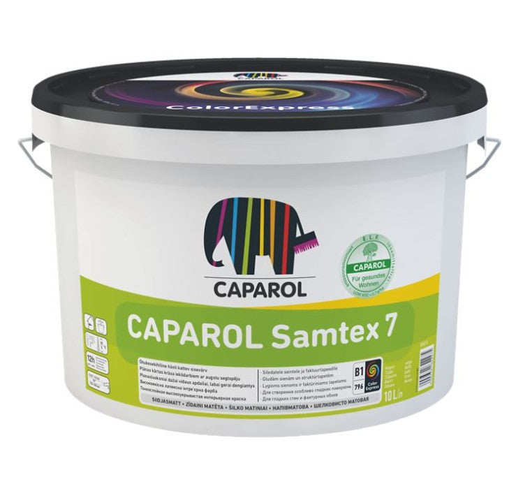 Caparol - Samtex 7 - Witte wasbare mat - 10L