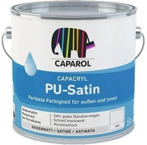 Caparol - PU SATIN - PEINTURE BOISERIE / MDF / PVC / METAUX - 2.4L