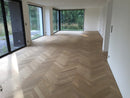 Q-Bone - Parquet semi-massif chêne en chevrons (bâton rompu) - Prime-Bis