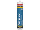 Soudal Acryrub - Mastic acrylique 310 ml