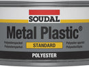 Soudal Metal Plastic - Enduit polyester réparation carrosserie 250 g