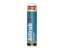 Soudal Silirub 2 - Mastic silicone neutre construction et vitrage 310 ml