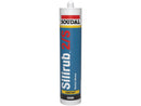 Soudal Silirub 2/S - Mastic silicone neutre sanitaire 310 ml