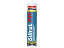 Soudal Silirub P2T - Mastic silicone neutre recouvrable transparent 310 ml
